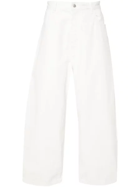 Široké džíny Studio Nicholson bílé