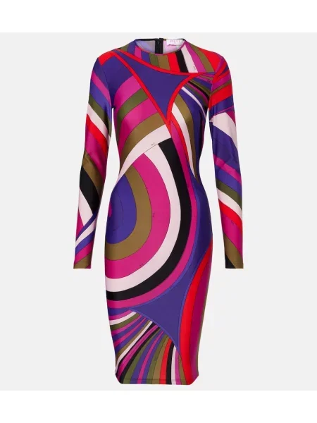 Rochie Pucci cu imagine din jerseu