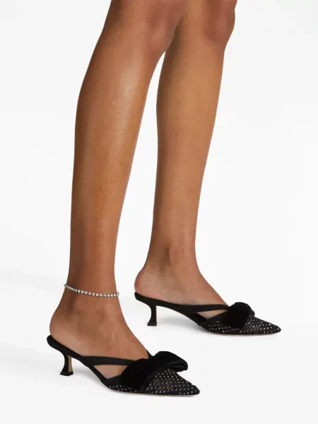 Apyranke Jimmy Choo su kristalais sidabrinė