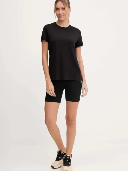 Casall t-shirt do biegania czarny