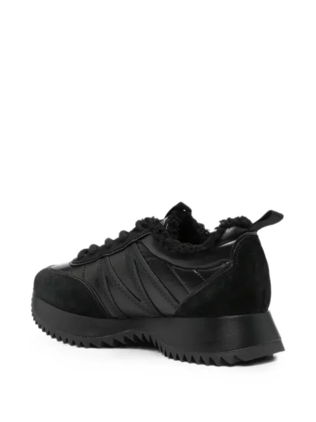 Sneakers Sergio Moretti Firenze από δέρμα προβάτου μαύρο