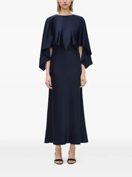 Rochie midi Adam Lippes albastru