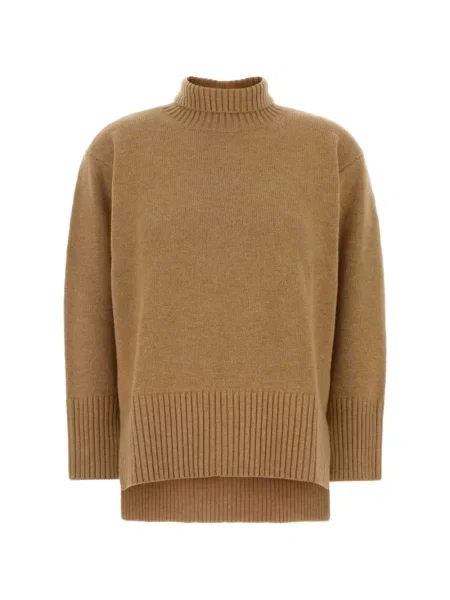 Sweter Calvin Klein brązowy