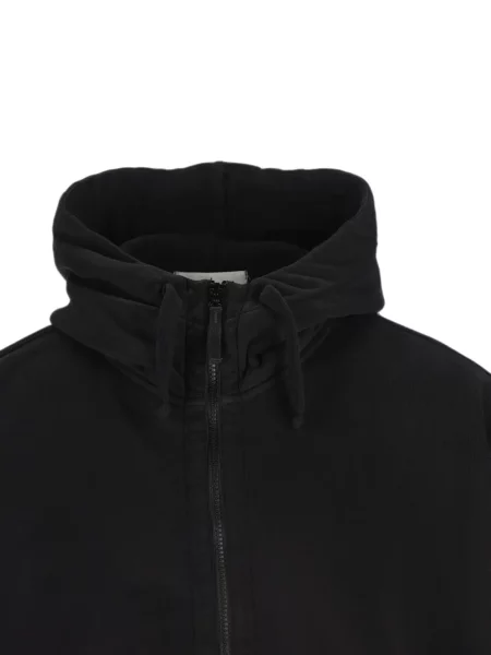 Hanorac cu glugă Stone Island cu strasuri negru