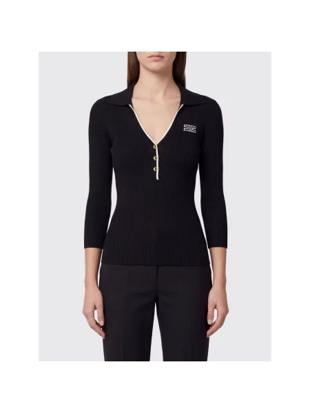 Pulover Elisabetta Franchi galben