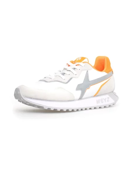 Sneakersy W6yz zamszowe białe
