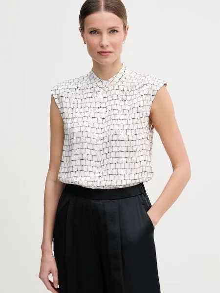 Marc Aurel cămașă pentru femei cu vâscoză alb