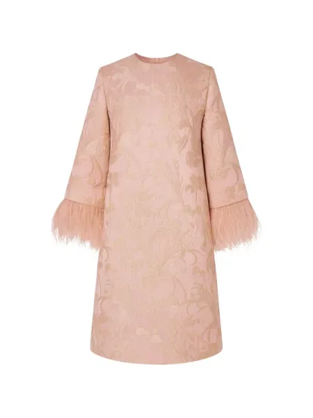 Rochie mini Narciss cu pene roz