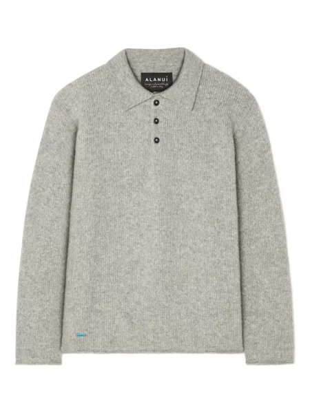 Polo Alanui din cașmir gri