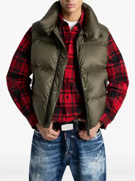 Vestă din puf Dsquared2 verde