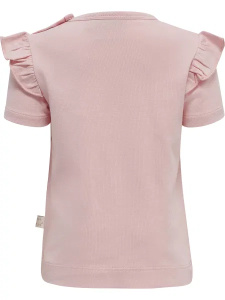 T-shirt dla dziewczynki Hummel Isla różowa