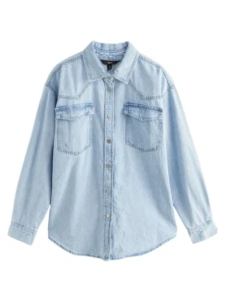 Next Bluză albastru