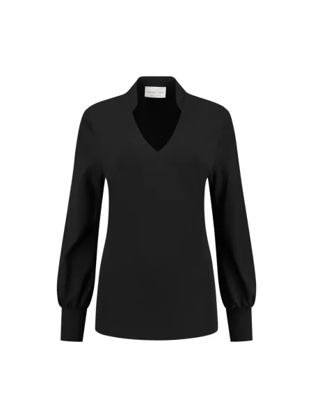 Lniana bluzka Helena Hart czarna