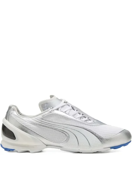Sneakerși Puma din piele alb