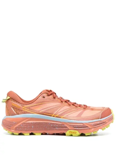 Маратонки Hoka One One с връзки с дантела оранжево