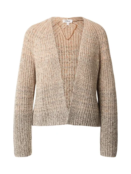 S.Oliver Pletena jopa pesek / brokat / temno siva