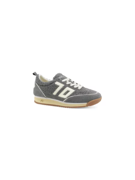 Sneakersy Back70 skórzane szare