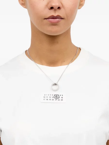 Inel Mm6 Maison Margiela argintiu