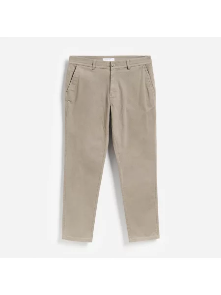Reserved Chino slim fit nadrág szürkésbarna