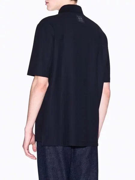 Поло Armani Exchange синее