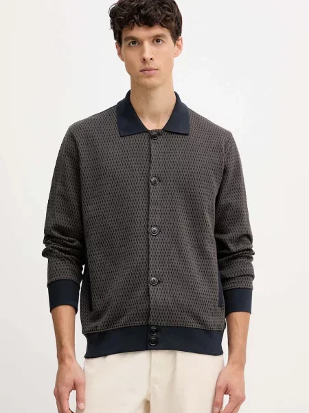 Суитчър Ps Paul Smith с принт тъмносиньо