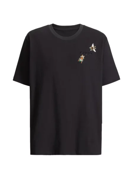 Tricou Balmain cu broderie negru