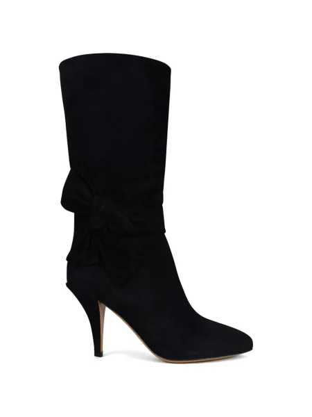 Botine Valentino Garavani cu funde cu legături negru