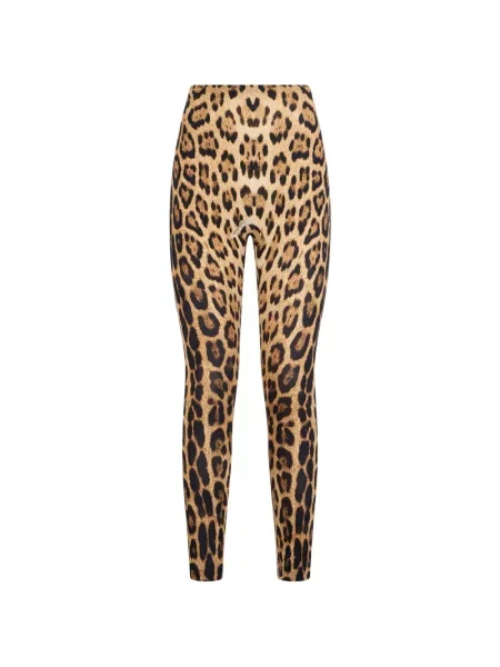 Leggings Roberto Cavalli cu imagine cu model leopard