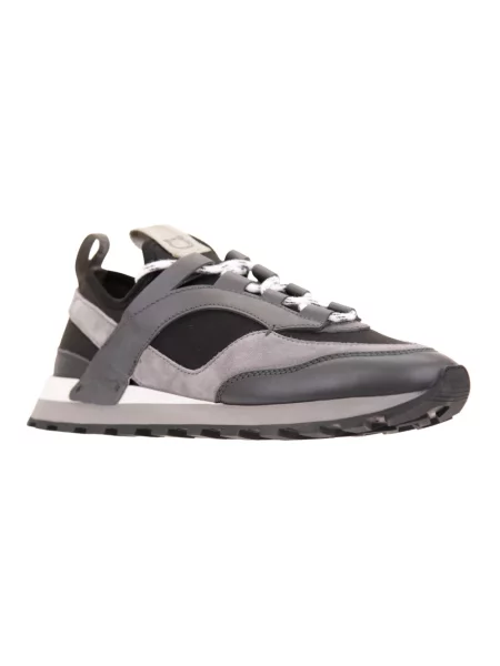 Sneakersy Ferragamo zamszowe szare