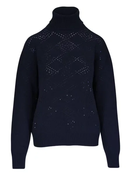 Pulover Kiton business albastru