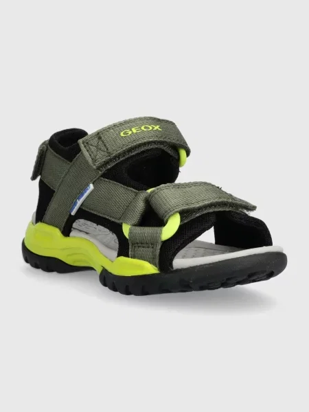 Geox sandály sportovní BOREALIS zelené