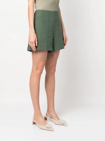 Gėlėtos raštuotos šilkinės šortai Polo Ralph Lauren žalia