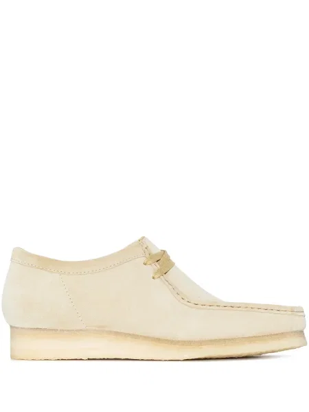 Pantofi Clarks Originals cu șireturi din dantelă