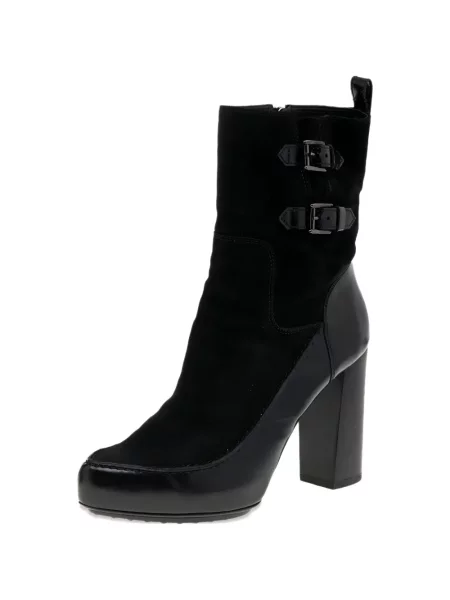 Botine Tod's din piele negru