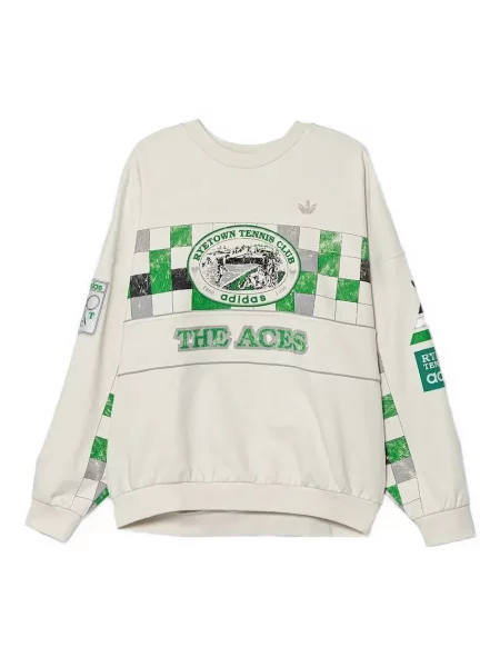 Hanorac Adidas cu imagine alb