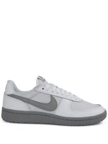 Iš natūralios odos retro stiliaus sportbačiai Nike Flyknit juoda