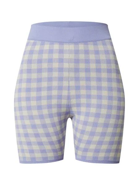 EDITED Pantaloni Saida deschis / crem albastru
