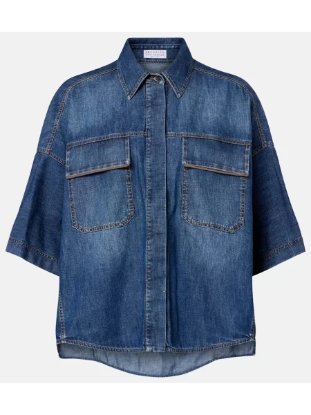 Top Brunello Cucinelli albastru