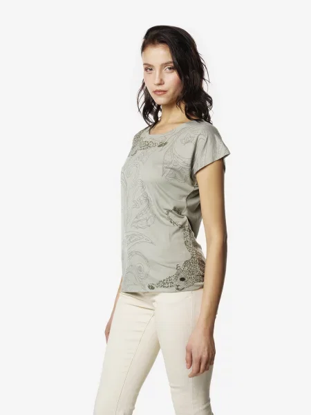 KOROSHI Tricou / kaki verde