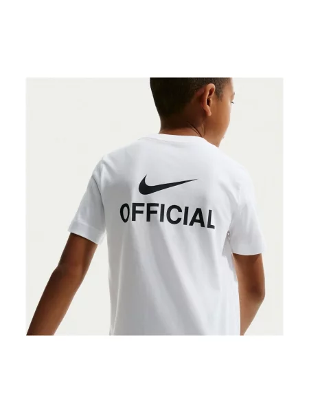 Tricou copii Nike alb