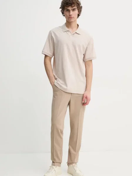 Поло Les Deux однотонне бежевий