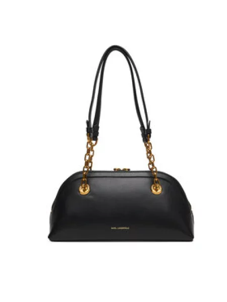 Karl Lagerfeld Torba za čez ramo SMALL K/AUTOGRAPH BOWLING črna