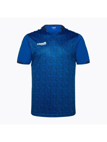 Olcsóbban. Férfi Capelli Cs III Block futball póló királykék/fekete. Méret: M fekete