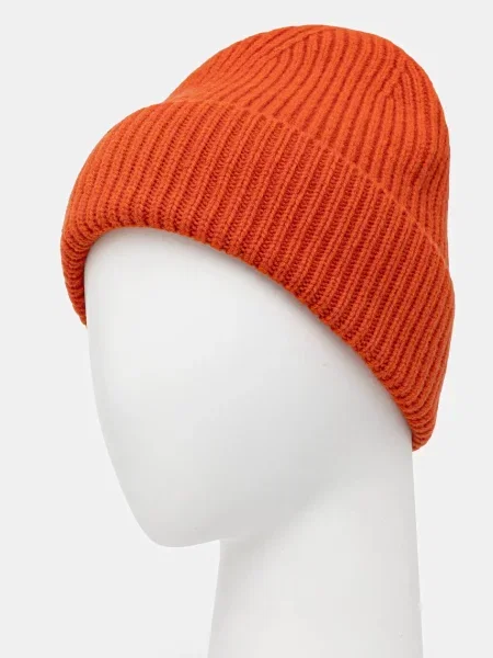 Шерстяная шапка Answear.lab оранжевая
