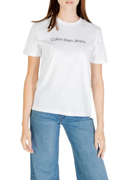 Koszulka Calvin Klein biała
