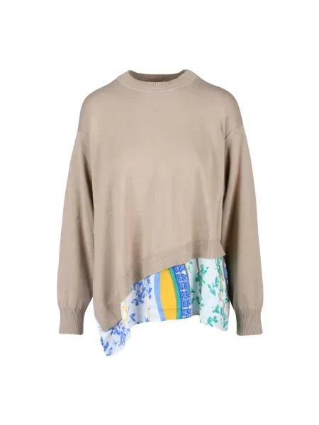 Sweter Moschino beżowy