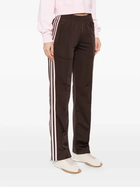 Blugi Adidas cu broderie maro