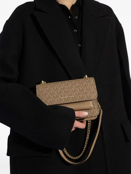 Кожени маратонки Michael Michael Kors бродирани с леопардов принт черно