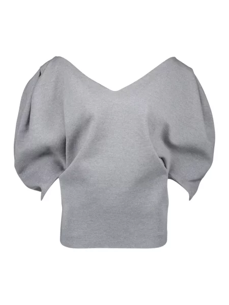 Sweter Khaite wełniany szary