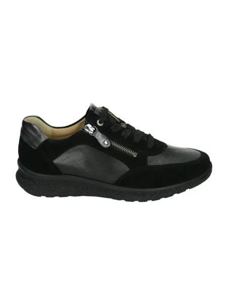 Sneakersy Hartjes skórzane czarne